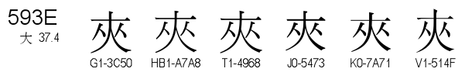 U+593E